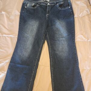 One 5 One Dark Blue Boot Cut Jeans